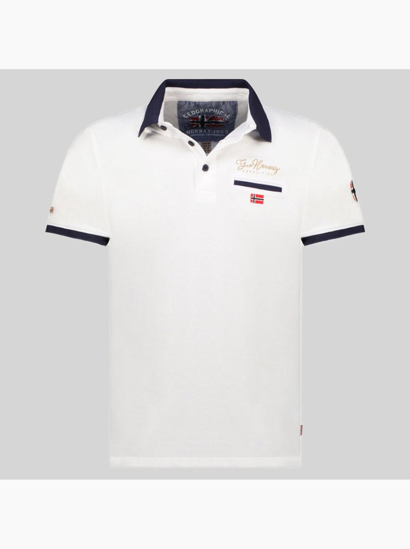 Polo kara – geographical norway Bianco - Kiabi
