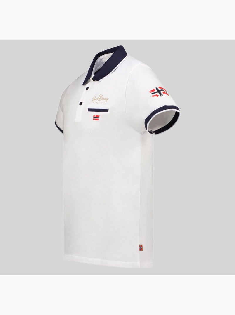 Polo kara – geographical norway Bianco - Kiabi
