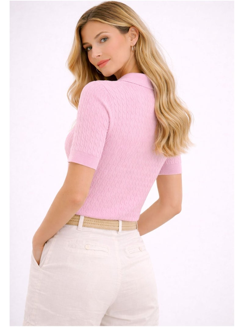 polo Kebello Rosa - Kiabi