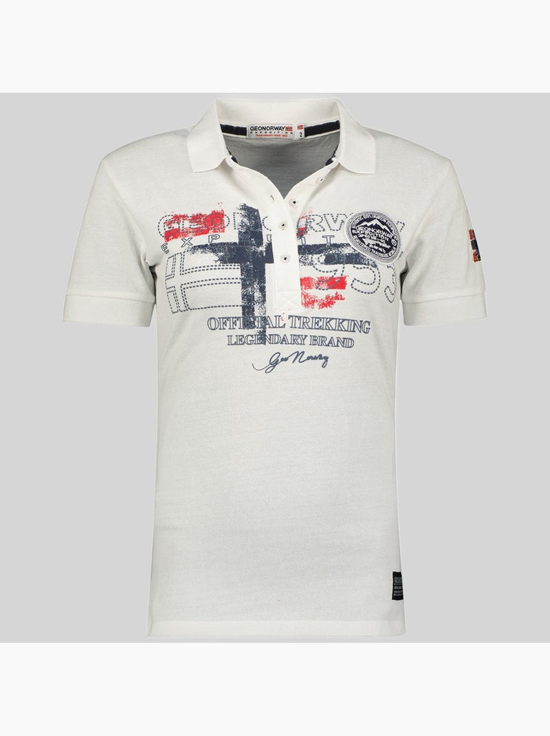 Polo kerry – geographical norway Bianco - Kiabi