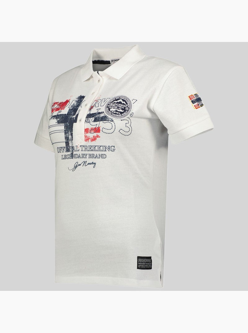 Polo kerry – geographical norway Bianco - Kiabi