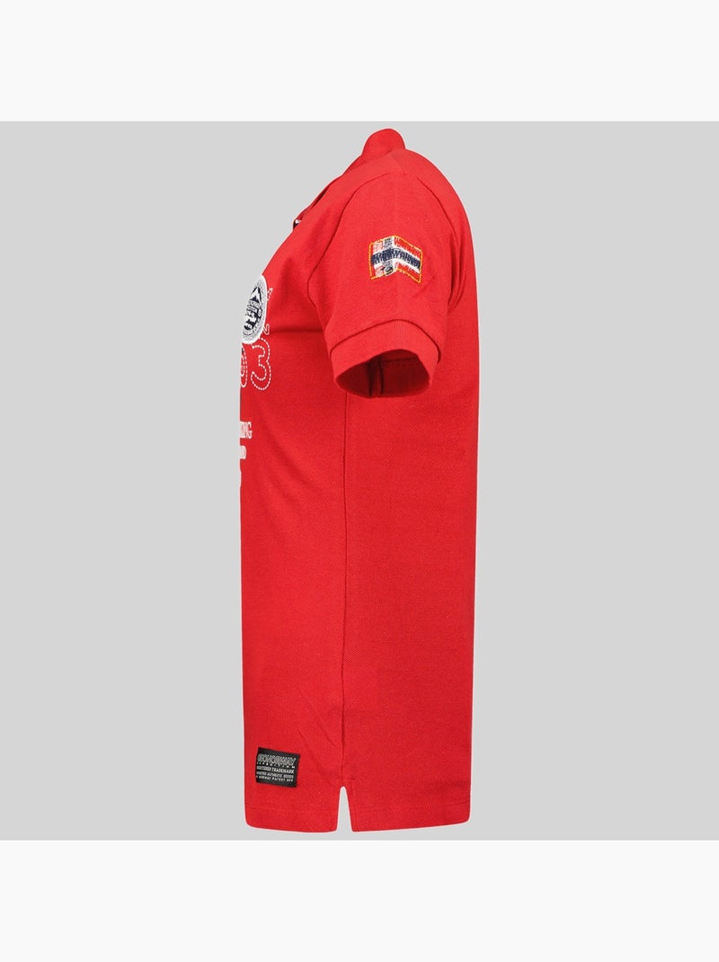 Polo kerry – geographical norway Rosso - Kiabi