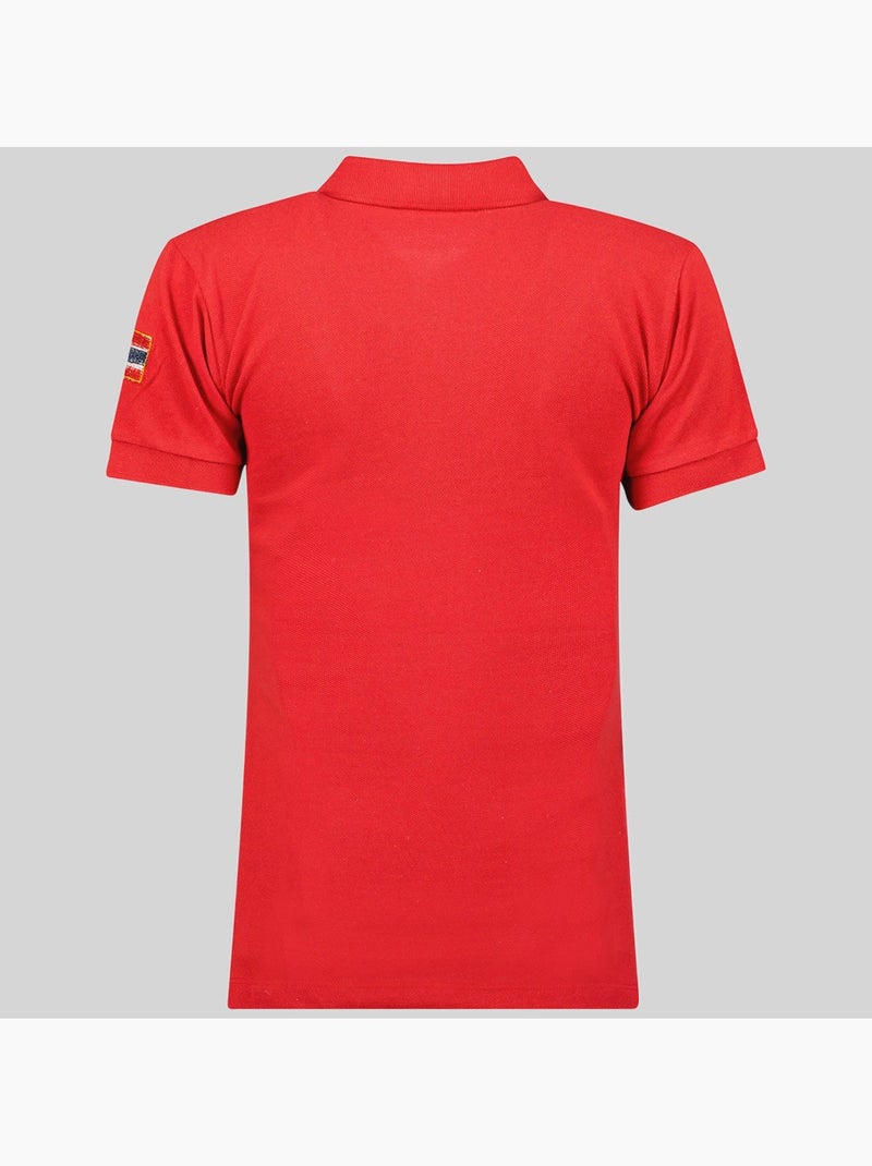 Polo kerry – geographical norway Rosso - Kiabi