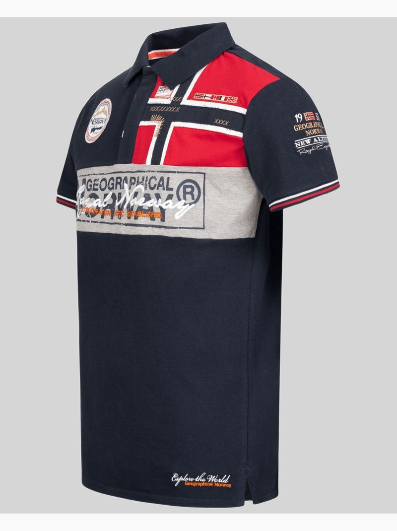 Polo kidney – geographical norway Blu marino - Kiabi