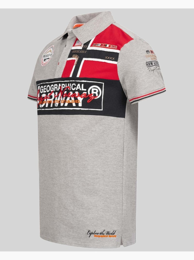 Polo kidney – geographical norway Grigio chiaro - Kiabi