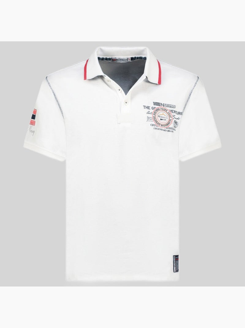 Polo kilsvik – geographical norway Bianco - Kiabi