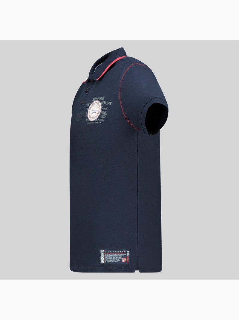 Polo kilsvik – geographical norway Blu marino - Kiabi
