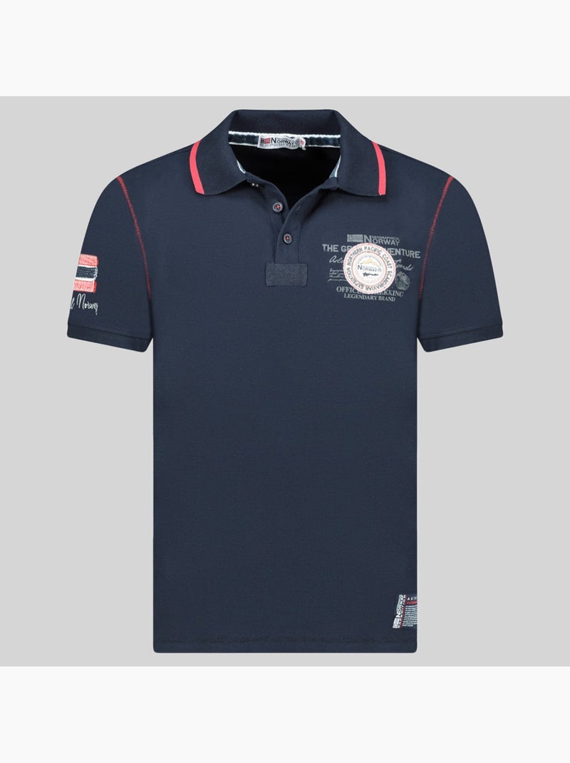 Polo kilsvik – geographical norway Blu marino - Kiabi