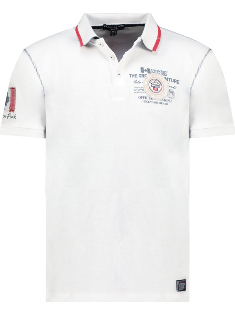 Polo kilsvikeak – canadian peak Bianco - Kiabi
