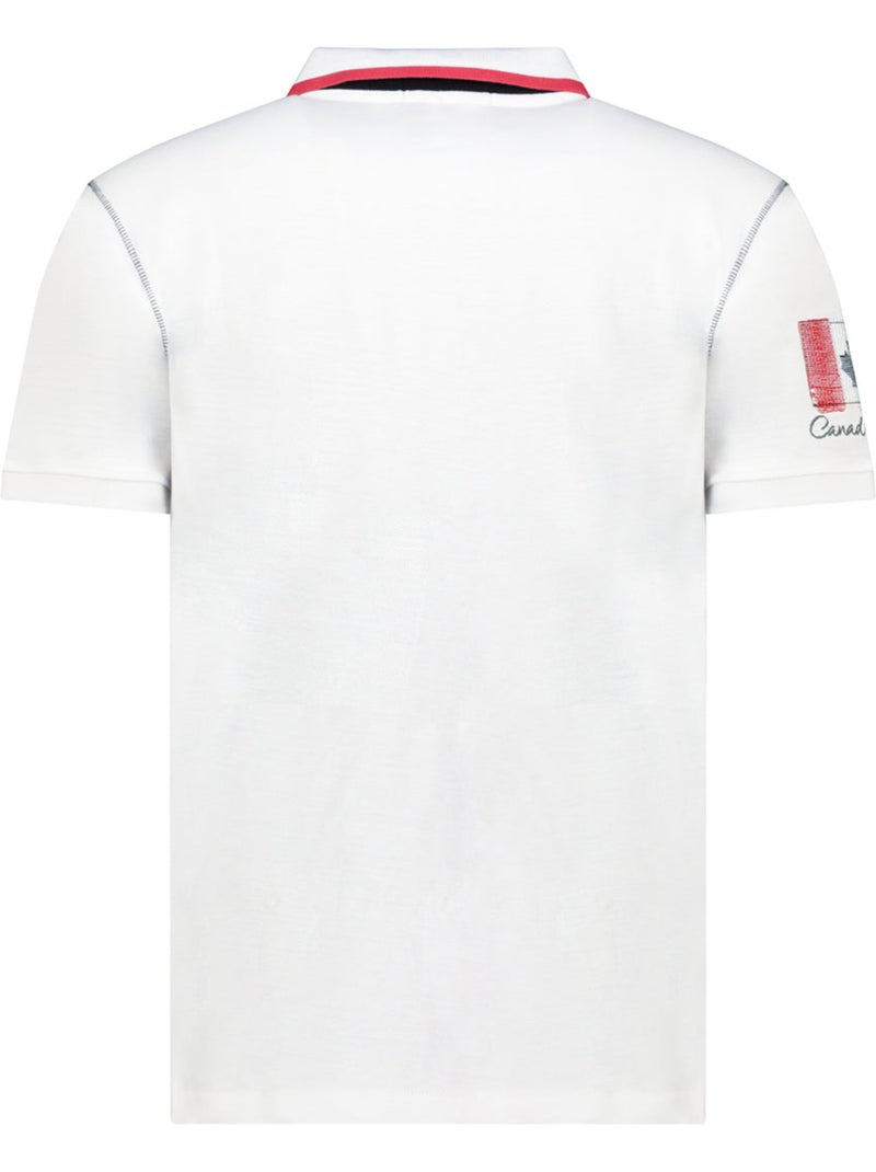 Polo kilsvikeak – canadian peak Bianco - Kiabi