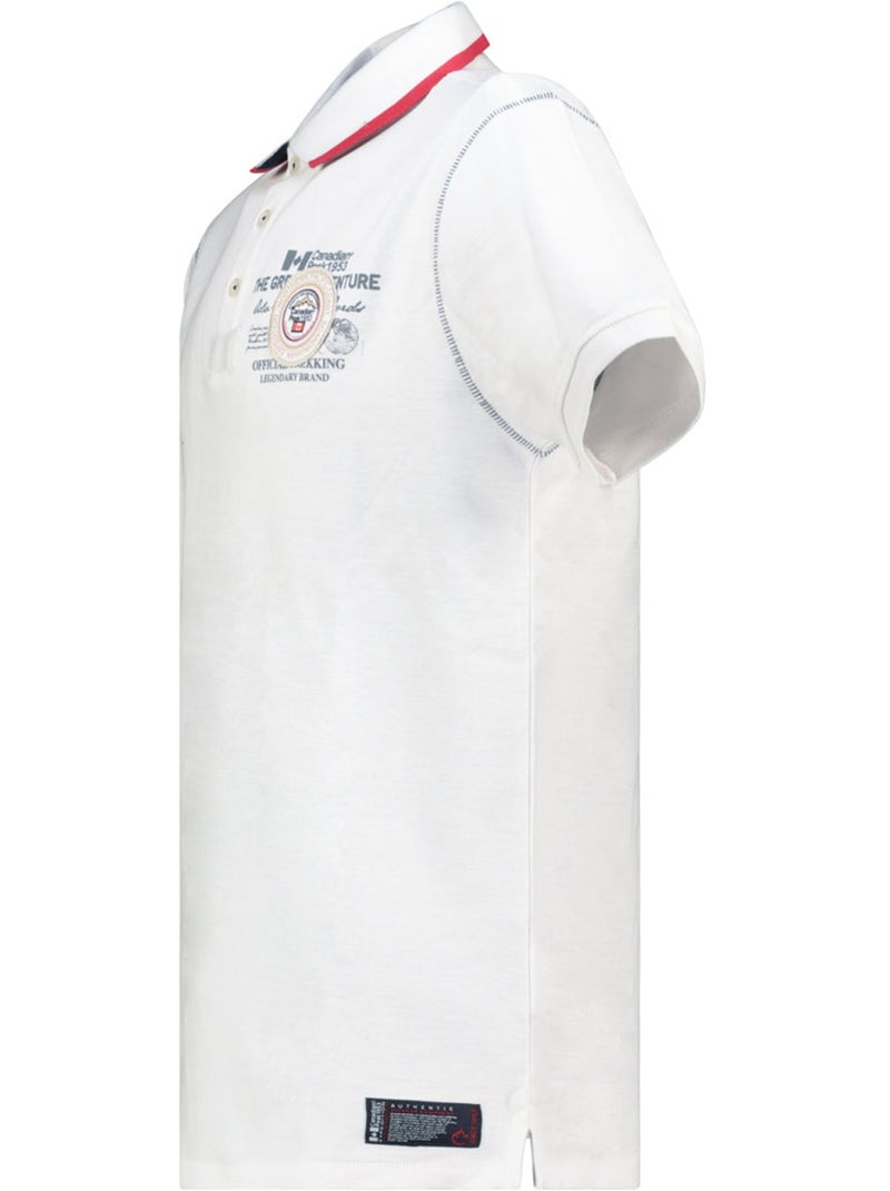 Polo kilsvikeak – canadian peak Bianco - Kiabi