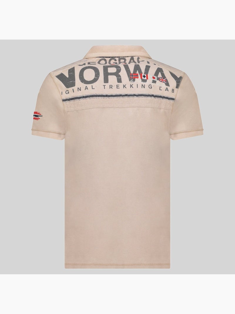 Polo kimac – geographical norway Beige - Kiabi
