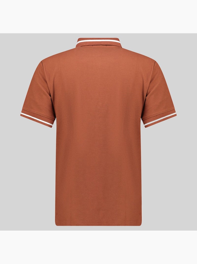 Polo klerio – geographical norway Rosso mattone - Kiabi
