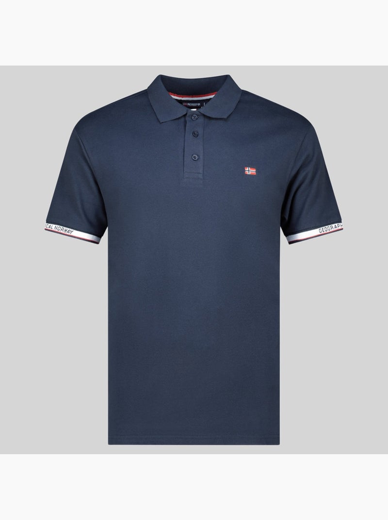 Polo koliar – geographical norway Blu marino - Kiabi