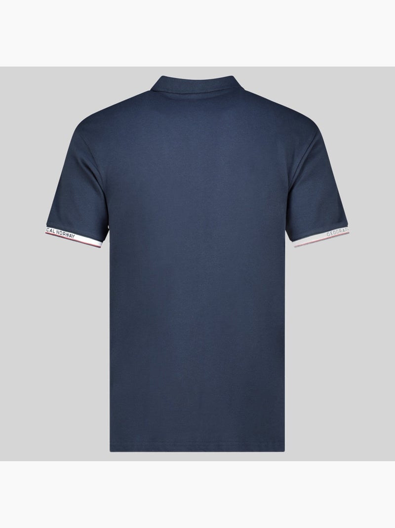 Polo koliar – geographical norway Blu marino - Kiabi