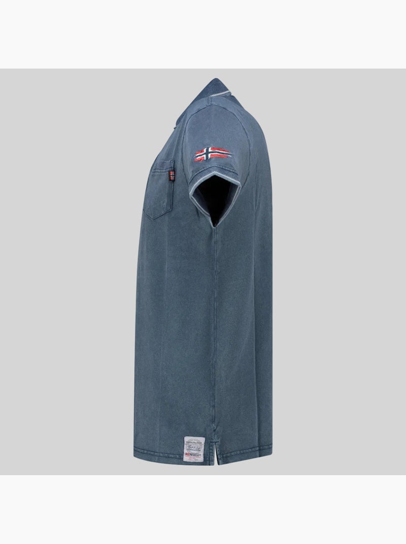 Polo konakri – geographical norway Blu marino - Kiabi