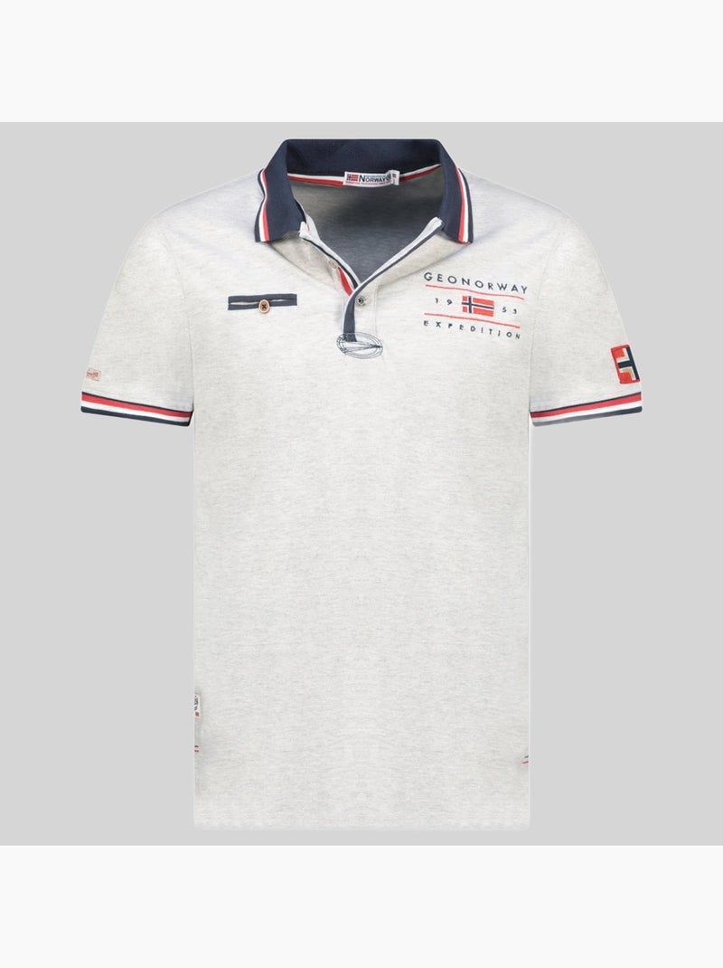 Polo konbustyble – geographical norway Grigio chiaro - Kiabi