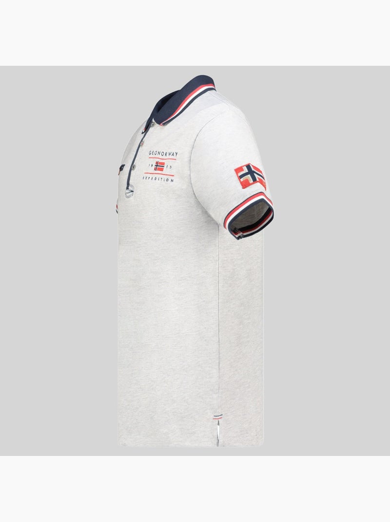 Polo konbustyble – geographical norway Grigio chiaro - Kiabi