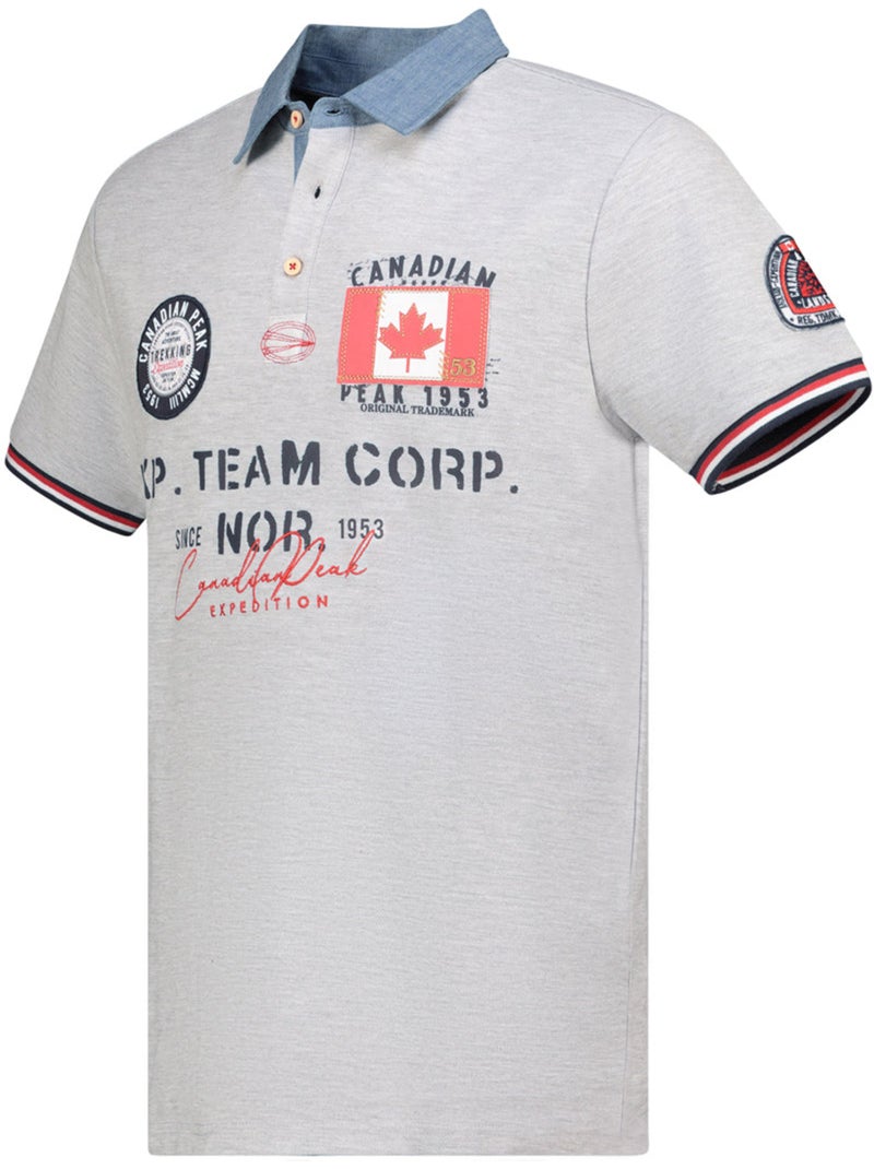 Polo kopteak – canadian peak Grigio chiaro - Kiabi
