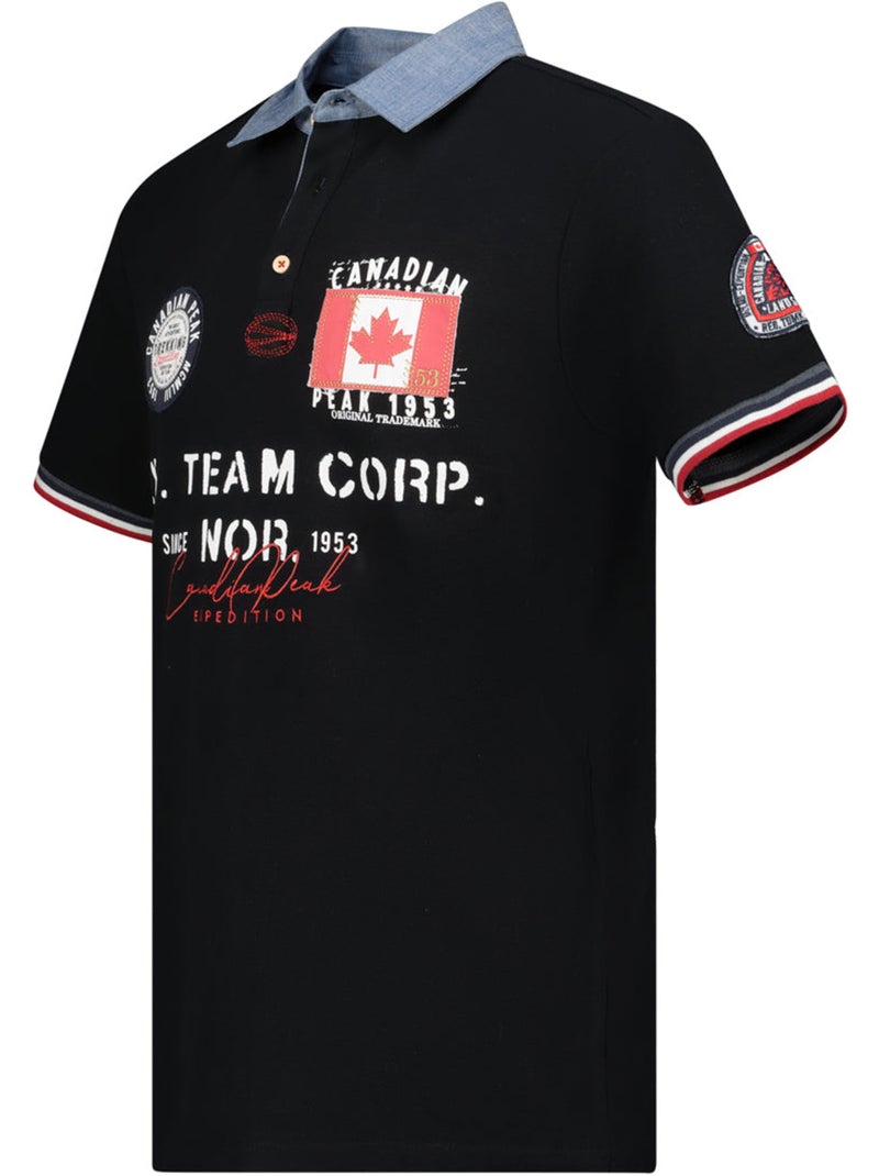 Polo kopteak – canadian peak Nero - Kiabi
