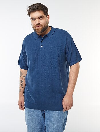 Polo lavorato a maglia Maniche courtes