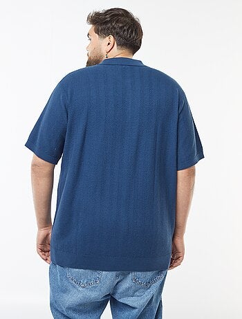 Polo lavorato a maglia Maniche courtes