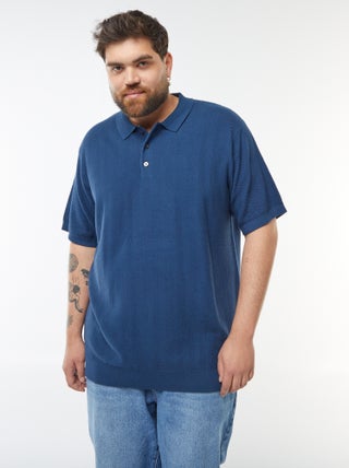 Polo lavorato a maglia Maniche courtes