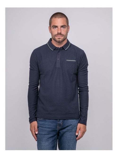 Polo maglia herringbone PASTITCH - Kiabi