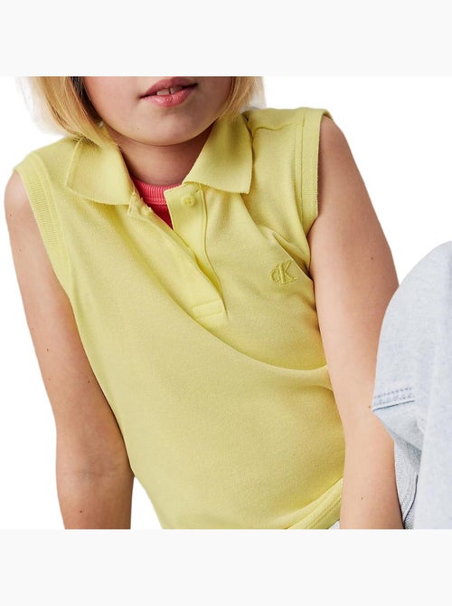 Polo Manica Corta Calvin Klein Jeans per Bambina - Kiabi
