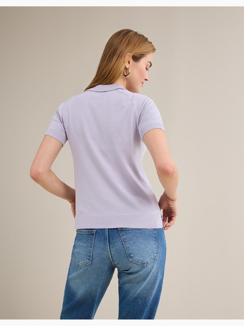 Polo manica corta, MO Fashion Viola - Kiabi