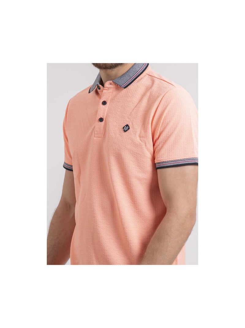Polo maniche corte PEPATEO Arancione corallo - Kiabi
