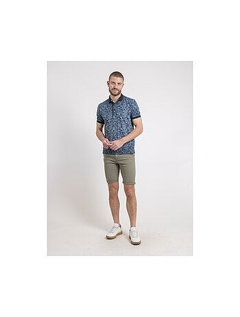 Polo maniche corte puro cotone a motivi PEPITONG
