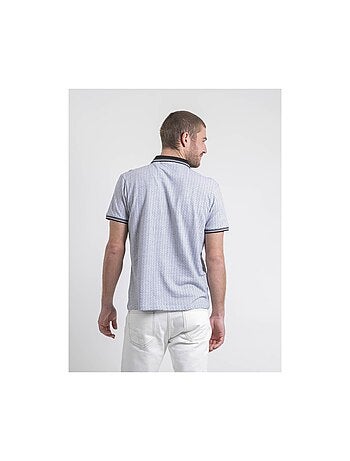 Polo maniche corte puro cotone a motivi PIROULIO