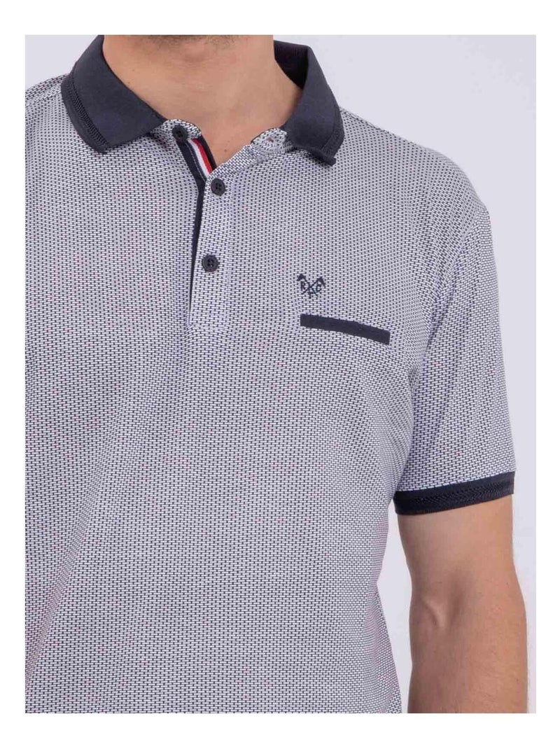 Polo maniche corte puro cotone PIVOLKAN Blu marino - Kiabi