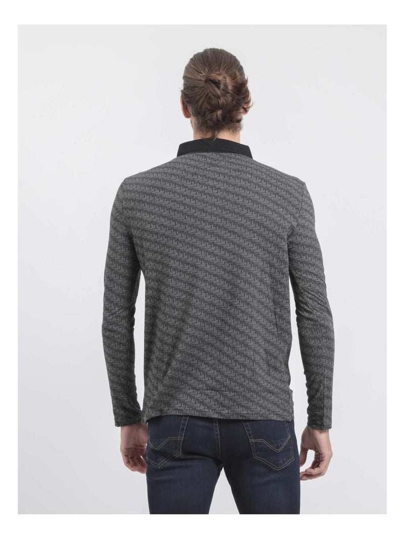 Polo maniche corte puro cotone PURLY Nero - Kiabi