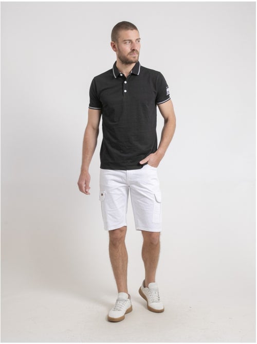 Polo maniche corte puro cotone PWENN - Kiabi Polo maniche corte puro cotone PWENN - Kiabi