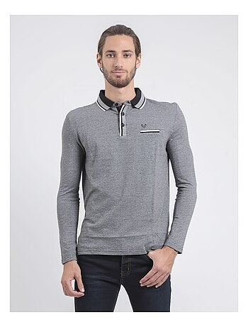 Polo maniche lunghe puro cotone PAMELVINE