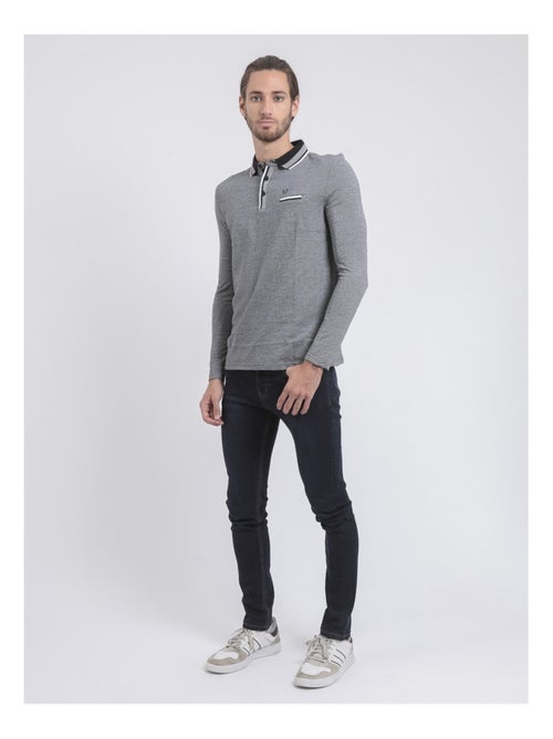 Polo maniche lunghe puro cotone PAMELVINE - Kiabi Polo maniche lunghe puro cotone PAMELVINE - Kiabi