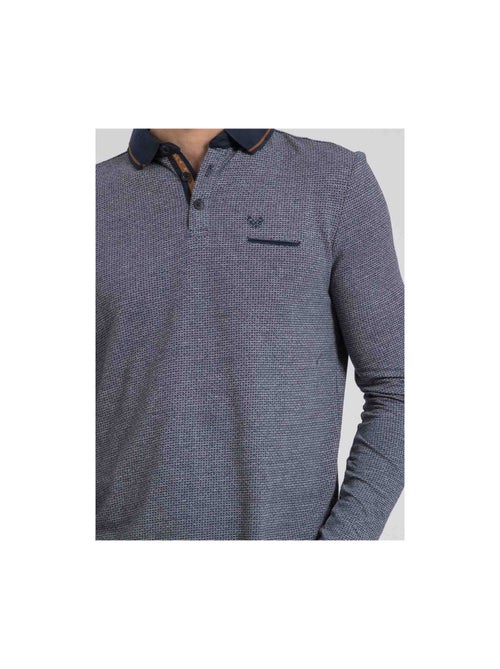 Polo maniche lunghe puro cotone PIVALMOX - Kiabi Polo maniche lunghe puro cotone PIVALMOX - Kiabi