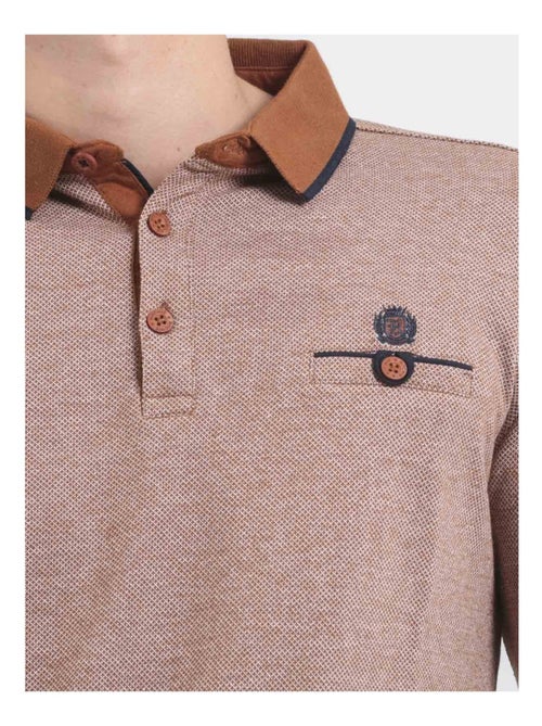 Polo maniche lunghe puro cotone PIWANGA - Kiabi