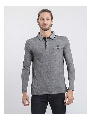 Polo maniche lunghe puro cotone PIWANGA