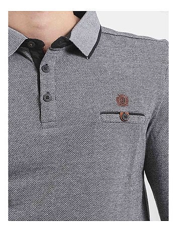Polo maniche lunghe puro cotone PIWANGA