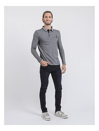 Polo maniche lunghe puro cotone PIWANGA