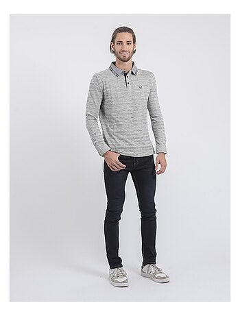 Polo maniche lunghe puro cotone PLAMOTO