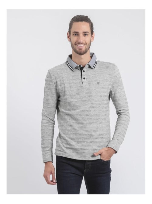 Polo maniche lunghe puro cotone PLAMOTO - Kiabi Polo maniche lunghe puro cotone PLAMOTO - Kiabi