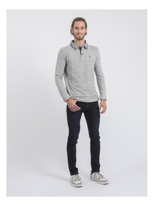 Polo maniche lunghe puro cotone PLAMOTO - Kiabi Polo maniche lunghe puro cotone PLAMOTO - Kiabi