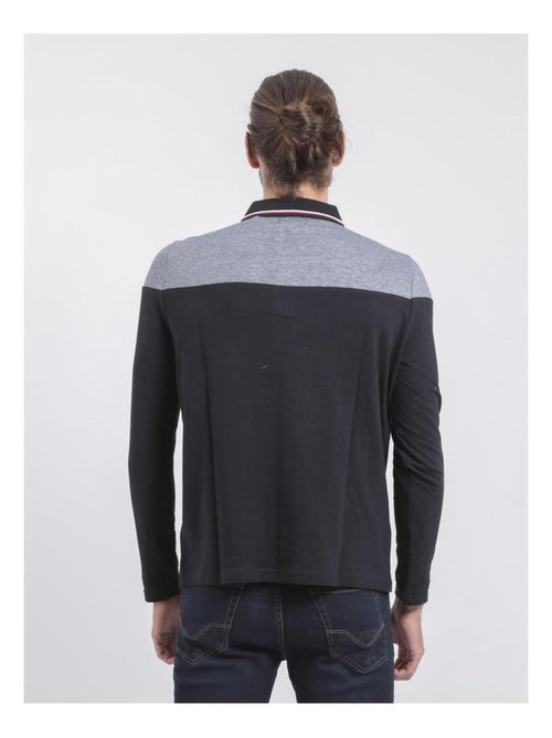 Polo maniche lunghe puro cotone POGAME - Kiabi Polo maniche lunghe puro cotone POGAME - Kiabi