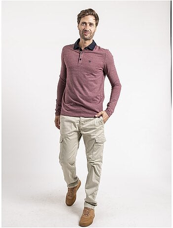 Polo maniche lunghe puro cotone POUMIX
