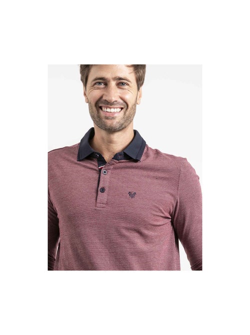 Polo maniche lunghe puro cotone POUMIX - Kiabi