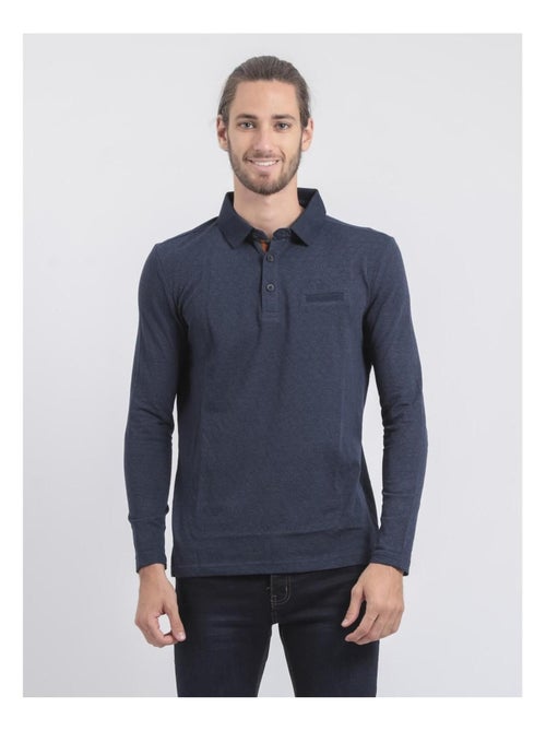 Polo maniche lunghe puro cotone PUMANAR - Kiabi Polo maniche lunghe puro cotone PUMANAR - Kiabi